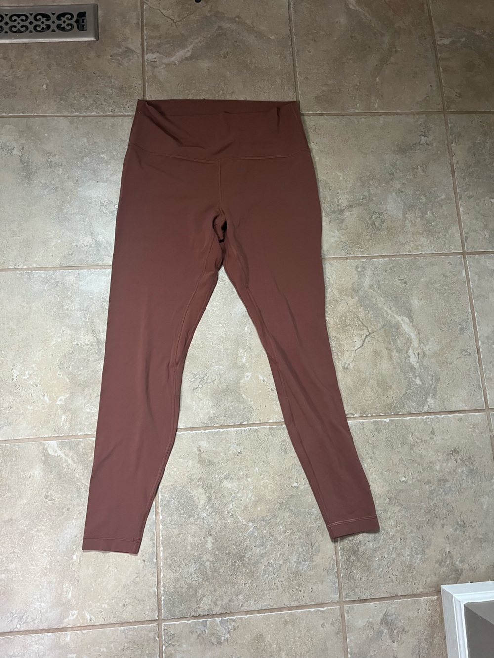 Lululemon Seamless High-Waist Leggings - Chocolate Brown